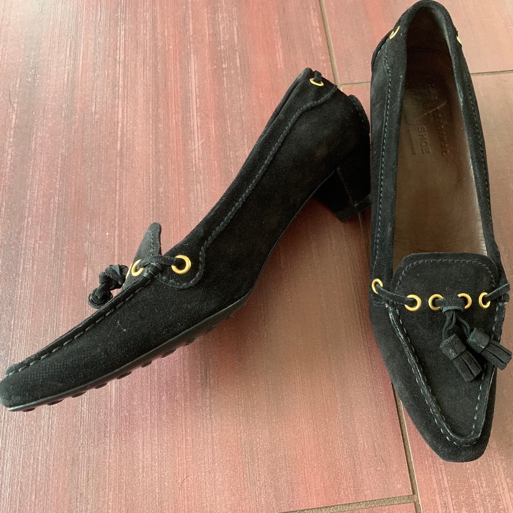 The Original Car Shoe by Prada suede pumps